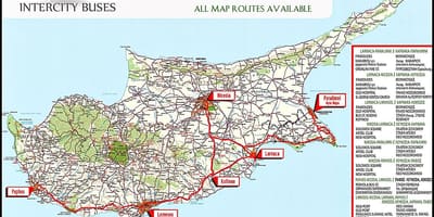 Kypros buss rute kart